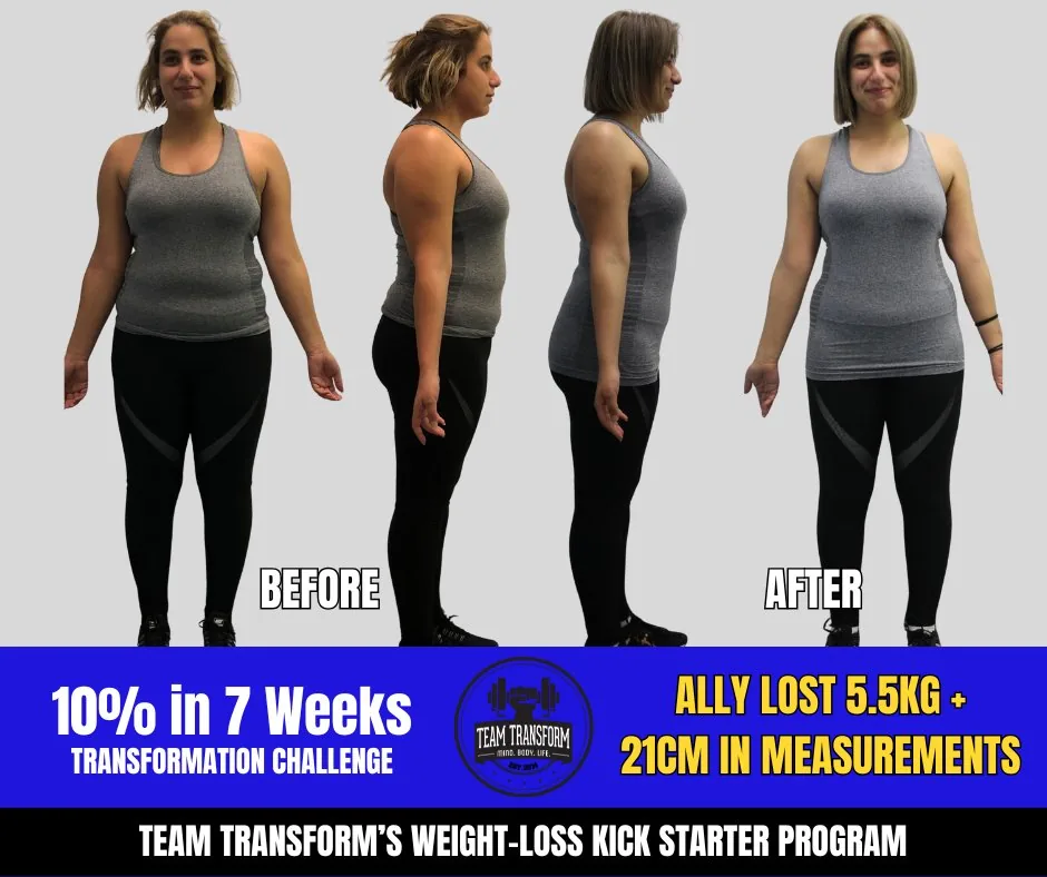 Ally - Lost 5.5kg + 21cm