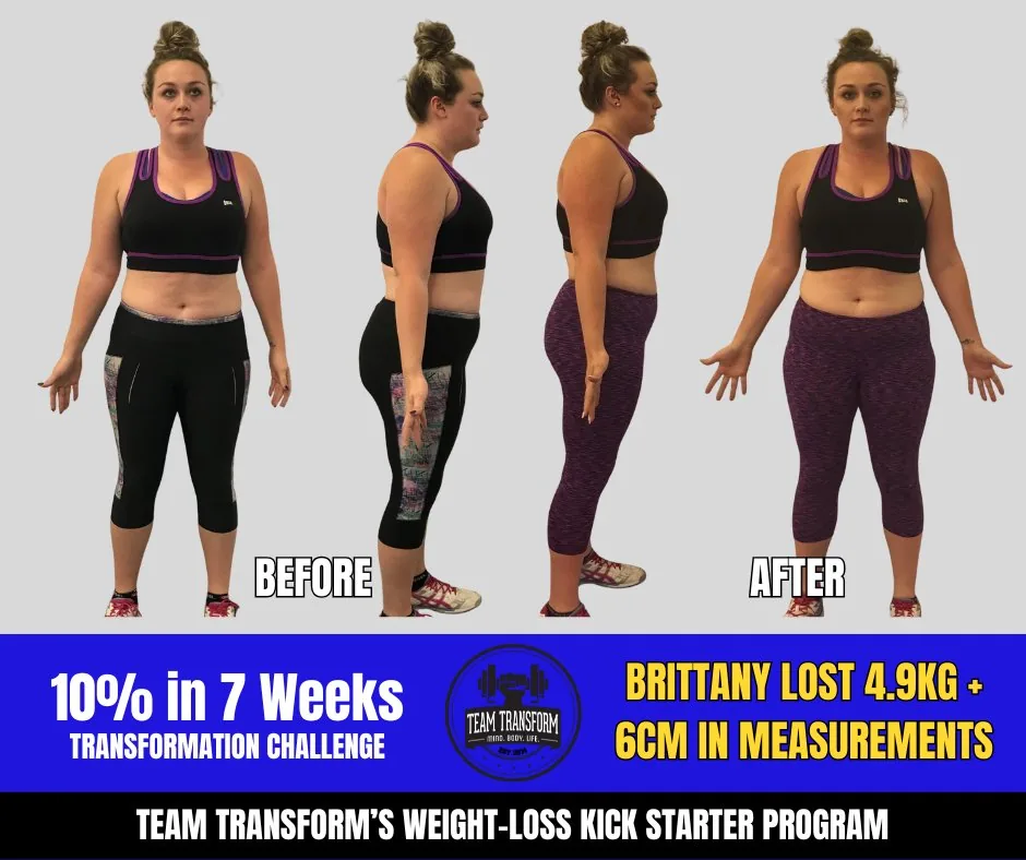 Brittany Lost 4.9kg + 6cm