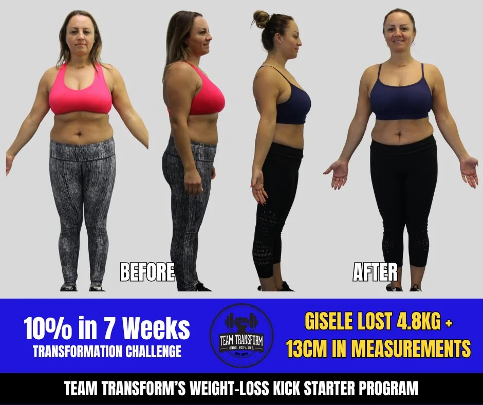 Gisele - Lost 4.8kg + 13cm