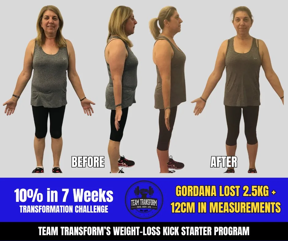 Gordana - Lost 2.5kg + 12cm