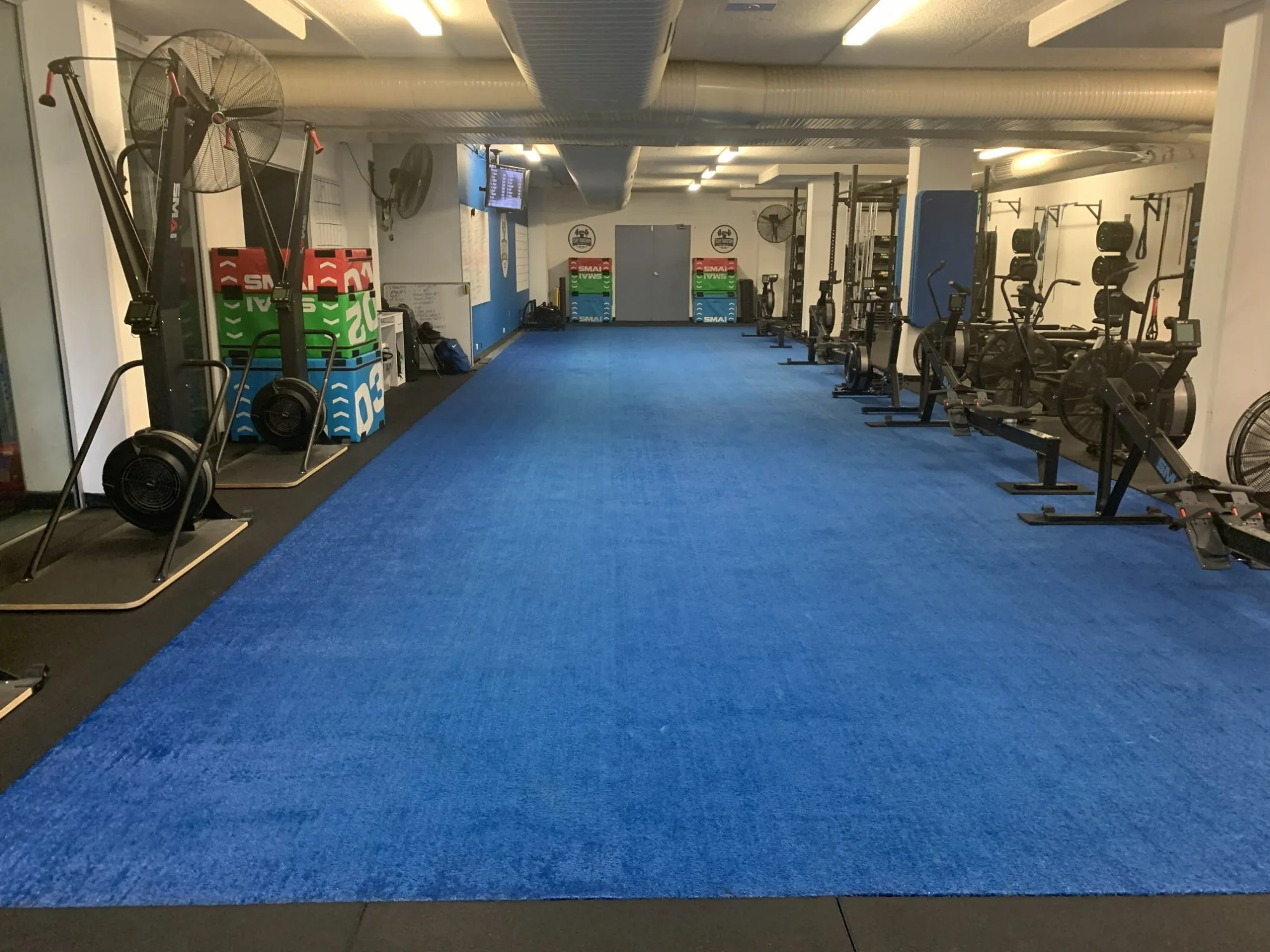 Team Transform gym floor