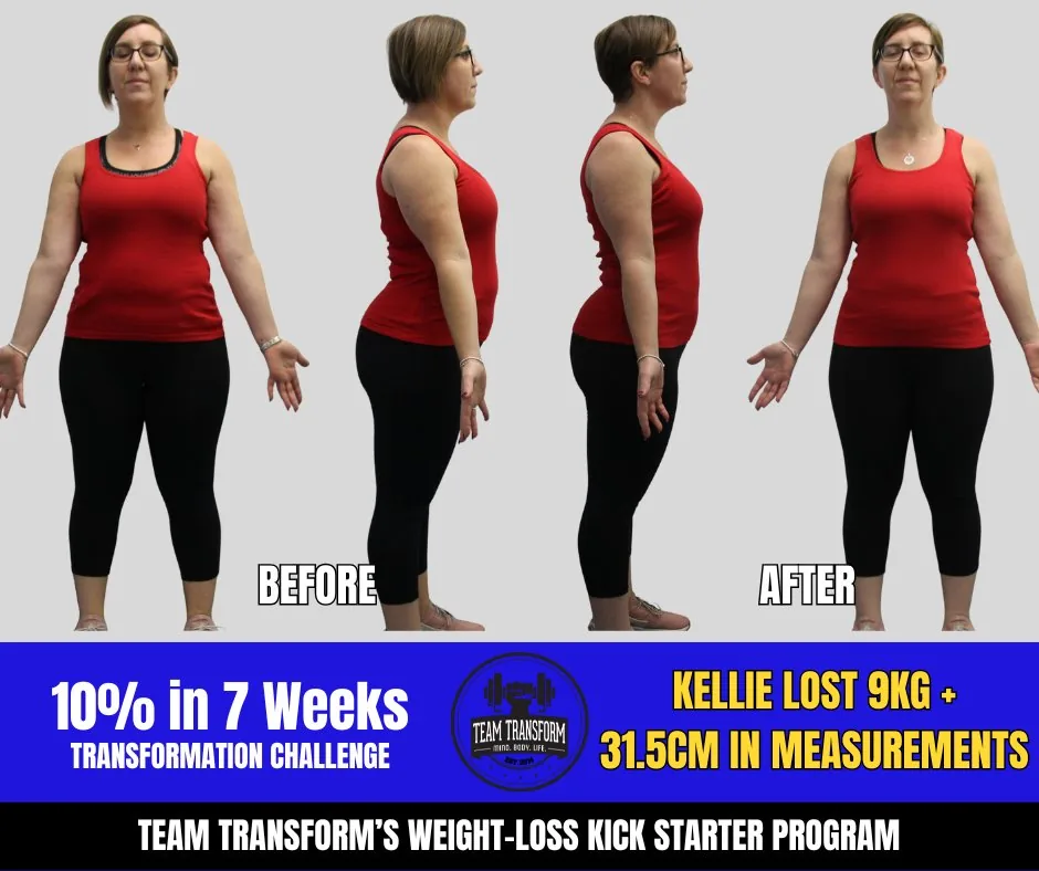 Kellie - Lost 9kg + 31.5cm
