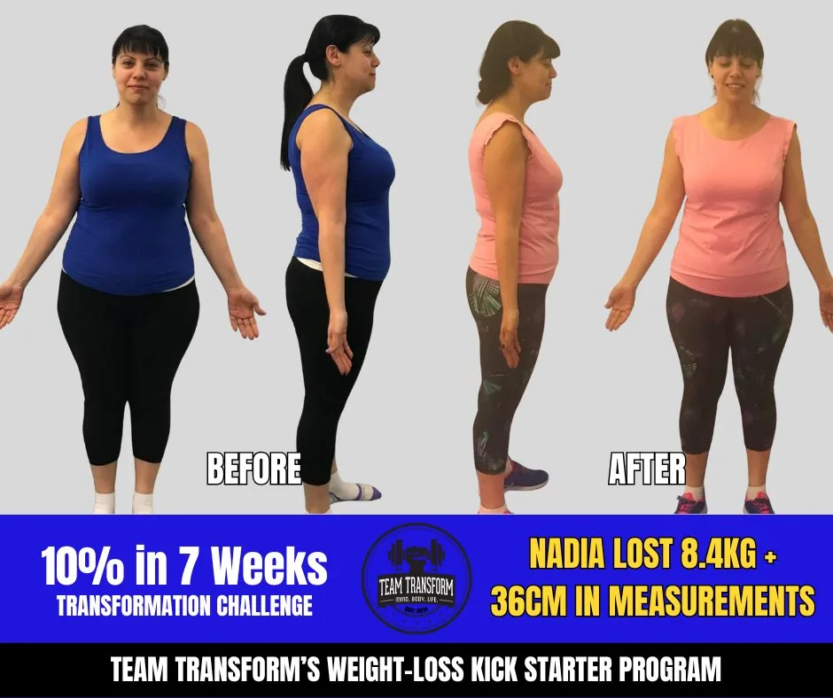 Nadia - Lost 8.4kg + 36cm