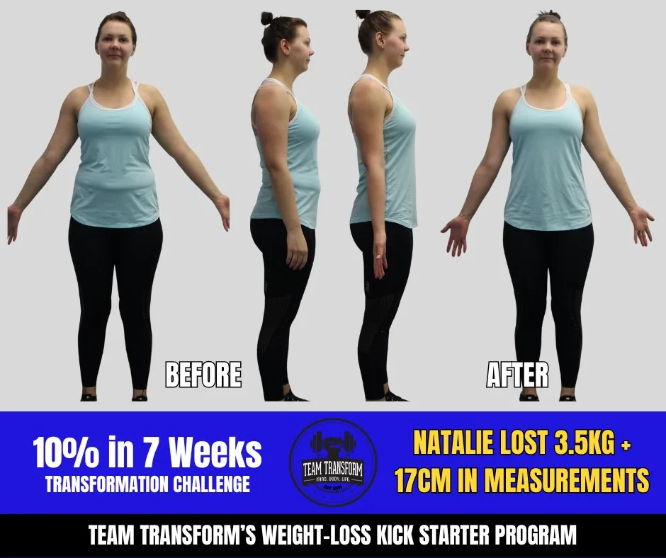 Natalie Lost 3.5kg + 17cm