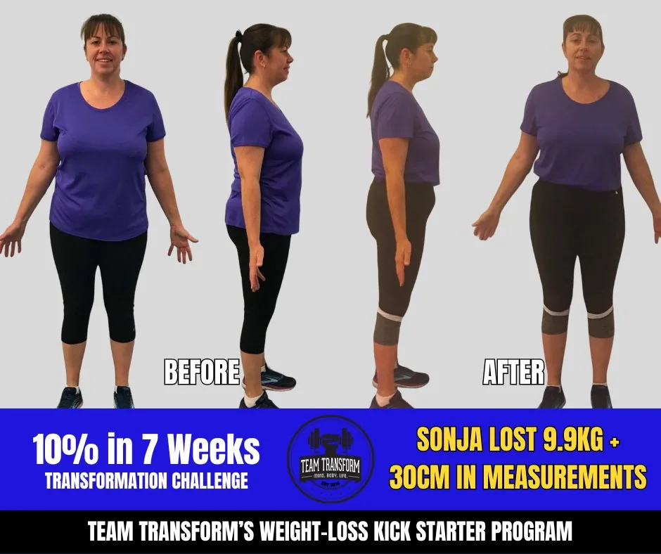 Sonja Lost 9.9kg + 30cm