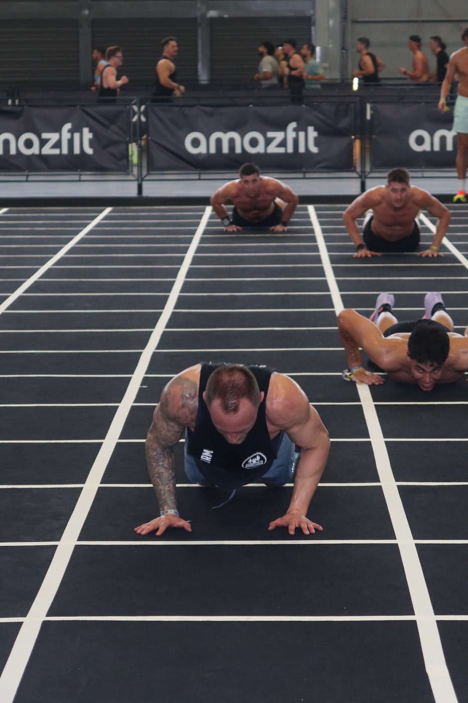 Andrew Potter burpee broad jumps HYROX Sydney 2026