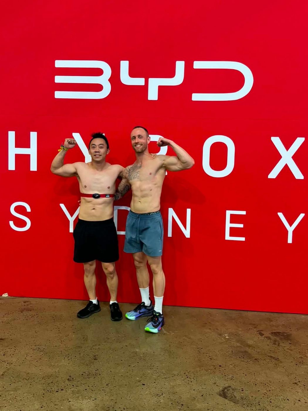 Andrew Potter and Hai Nguyen at HYROX Sydney 2026