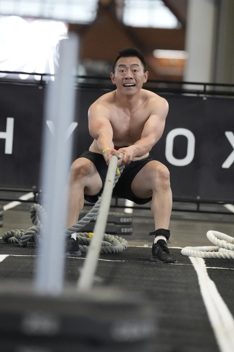 Hai Nguyen sled pull HYROX Sydney 2026