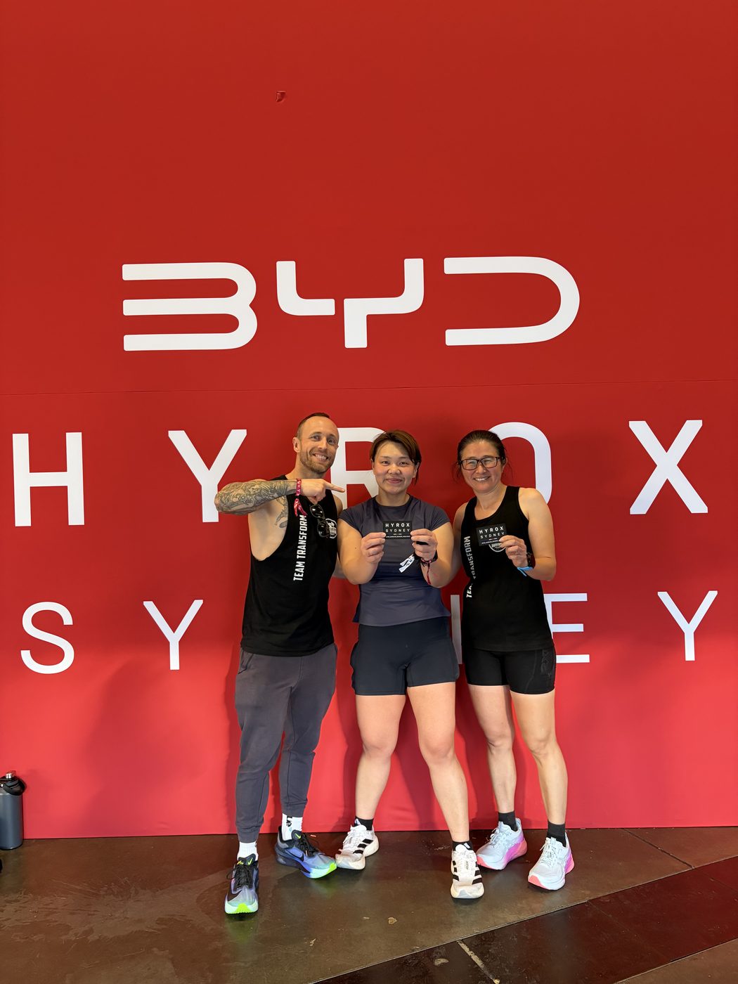 Team Transform athletes at HYROX Sydney 2026